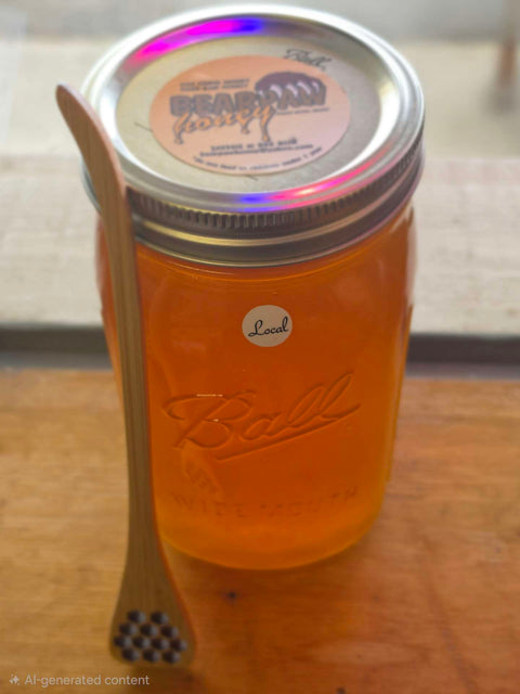 Raw Honey, Inland Northwest, 1 quart - Bearpaw Honey