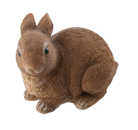 Brown Resin Bunny, 4 Assorted, 2" to 3.5" high - The Hearthside Collection