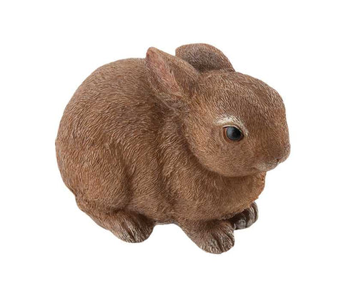 Brown Resin Bunny, 4 Assorted, 2" to 3.5" high - The Hearthside Collection