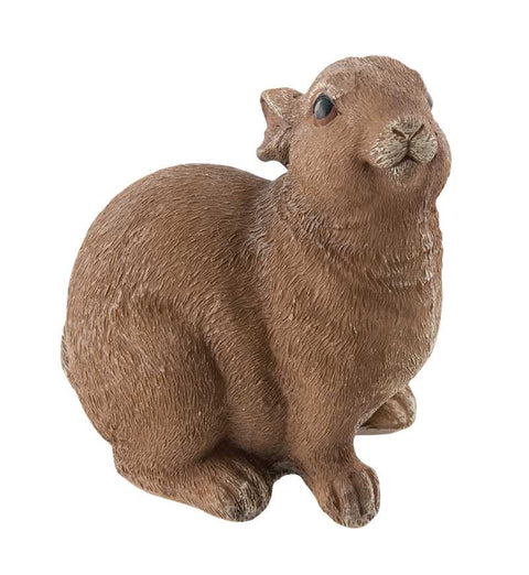 Brown Resin Bunny, 4 Assorted, 2" to 3.5" high - The Hearthside Collection