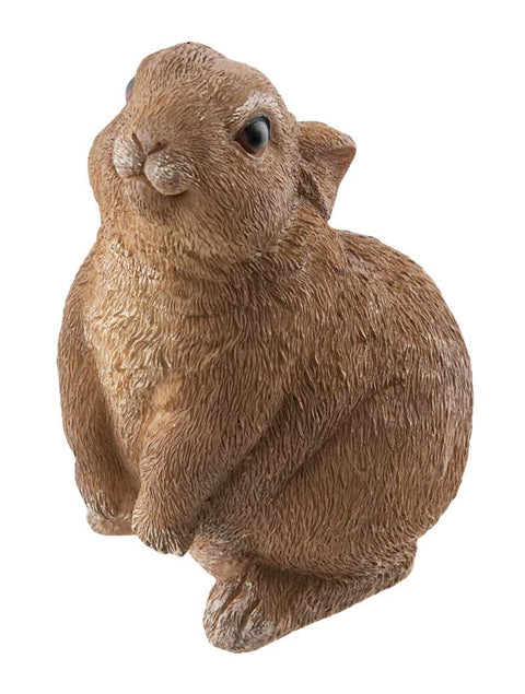 Brown Resin Bunny, 4 Assorted, 2" to 3.5" high - The Hearthside Collection