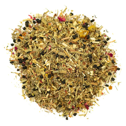 Easy Does It Elderberry Mint, Organic Loose Tea, 12 servings - Lake Missoula Tea Company