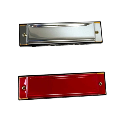 Neato! Metal Harmonica, 10 Holes, 4", Varied Colors - Toysmith
