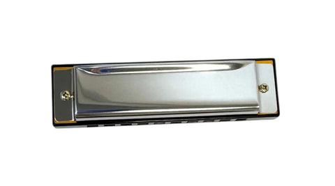Neato! Metal Harmonica, 10 Holes, 4", Varied Colors - Toysmith