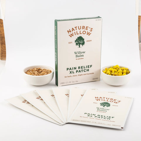 XL Pain Relief Patch, box of 6, 4.72"x7.08" - Nature's Willow