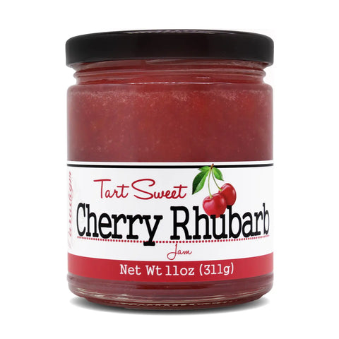 Cherry Rhubarb Jam, 11 oz - Paradigm Foodworks