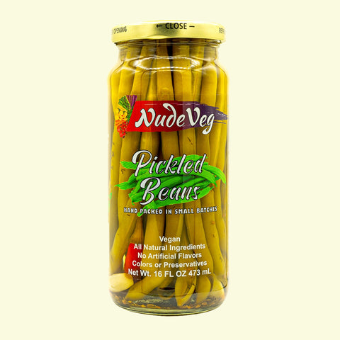 Pickled Green Beans, Spicy Dill, 16 fl oz - Ayurveg