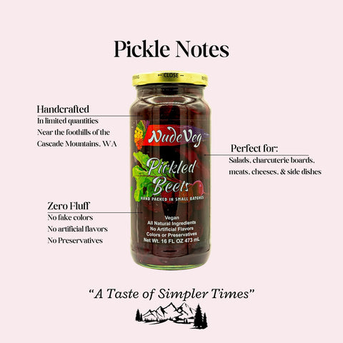 Pickled Beets, 16 oz Handcrafted - Ayurveg