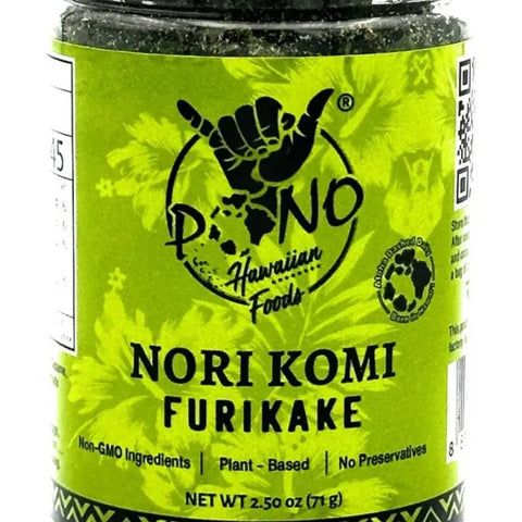 Nori Komi Furikake, 2.5 oz - Pono Hawaiian Foods Co