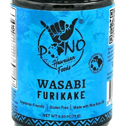 Wasabi Furikake, 2.5 oz - Pono Hawaiian Foods Co