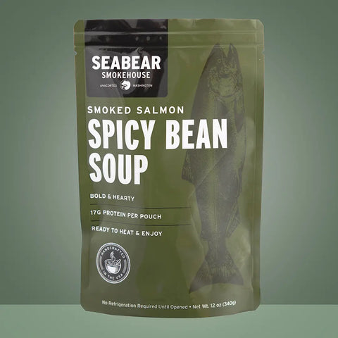 Smoked Salmon Spicy White Bean Soup, 12 oz - SeaBear Smokehouse