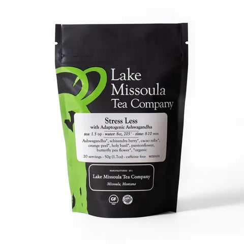 Stress Less, Organic Loose Tea, 20 servings - Lake Missoula Tea Company