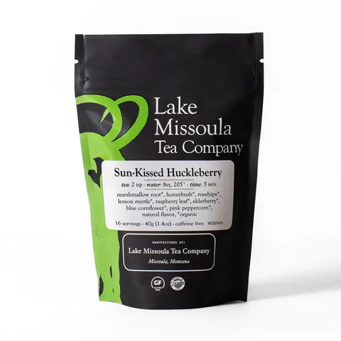 Sun-Kissed Huckleberry, Organic Loose Tea, 16 servings - Lake Missoula Tea Company