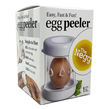 The Negg® Egg Peeler, White - The Negg
