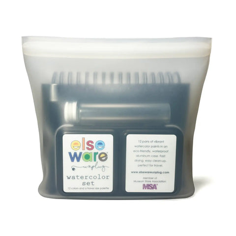 Watercolor To Go Kit, 12 Colors, Portable, Travel-Friendly - elseware unplug / eco-kids