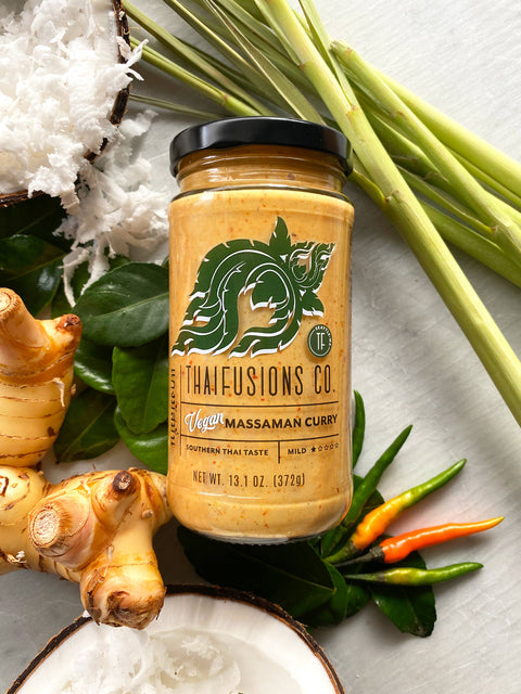 Thai Vegan Massaman Curry Sauce, 13.1 oz - Thaifusions