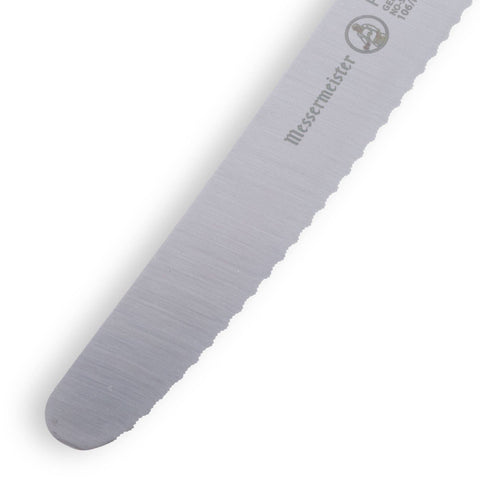 Red Serrated Tomato Knife with Matching Sheath, 4" - Messermeister