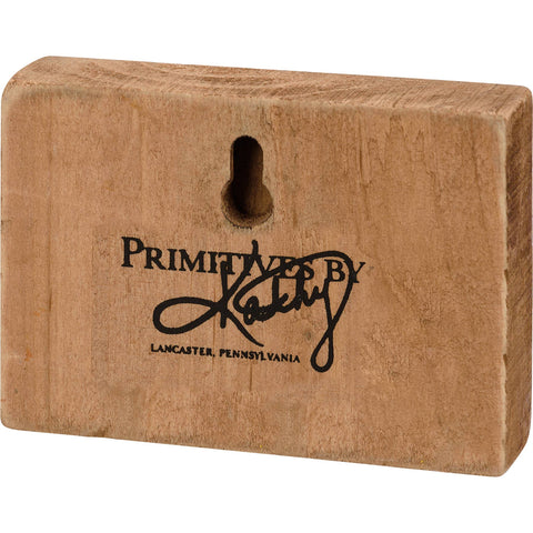 God Bless America Block Sign, 4"x2.8"x1" - Primitives by Kathy