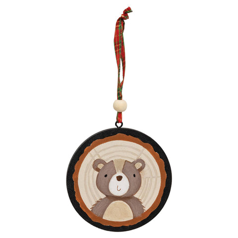 Woodland Friends Tree Trunk Ornament, Assorted - The Hearthside Collection