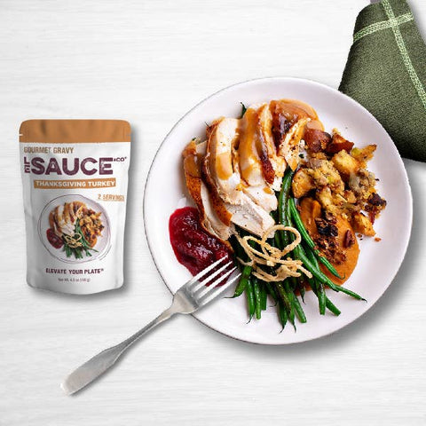 Thanksgiving Turkey Gourmet Gravy, 4 Servings, 8.8 oz - Le Sauce & Co.