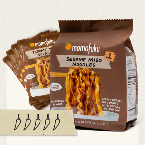 Sesame Miso Noodles, Pack of 4 - Momofuku