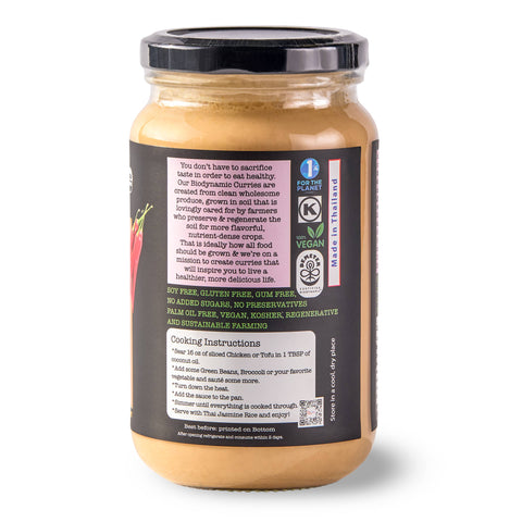 Red Thai Curry Sauce, 12.2 fl oz, Biodynamic & Organic - Mike's Organic Curry Love