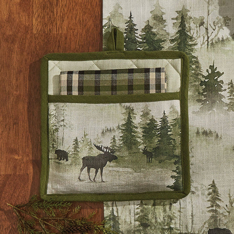 Watercolor Wildlife Pocket Potholder Set - Park Designs