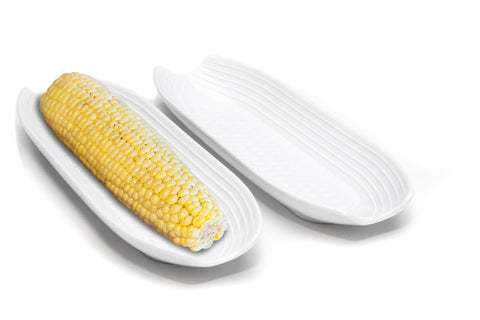 Corn on the Cob Dish, Set of 2, 3" x 8.5" - Fox Run Brands