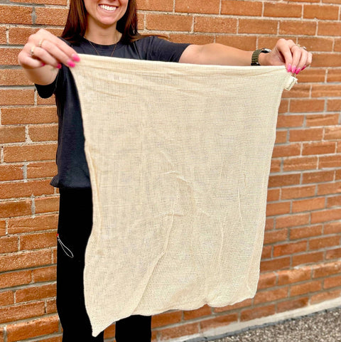 XL Cotton Delicates & Laundry Bag - Bamboo Switch