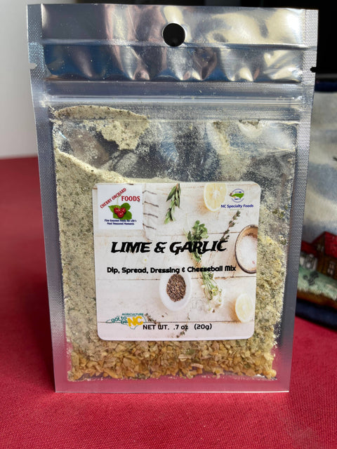 Dip Mixes: Lime & Garlic - Cherry Orchard Foods