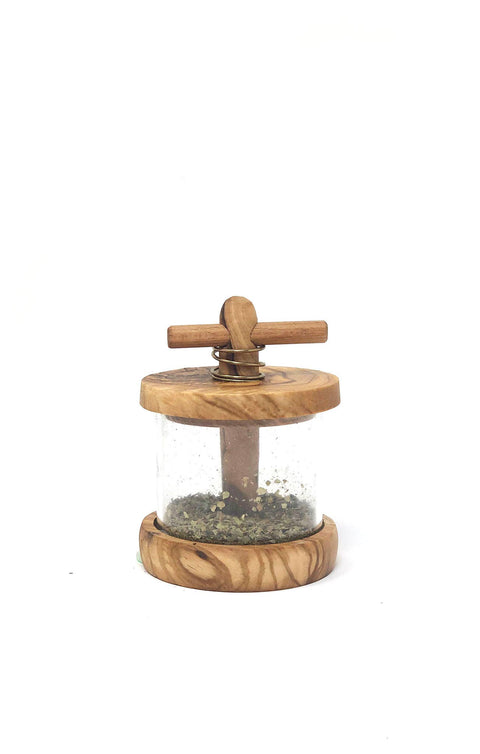Olive Wood Herb Mill - Scents and Feel