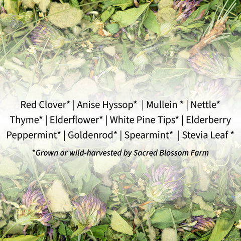 Breathe Herbal Tea, 1.5 oz - Sacred Blossom Farm