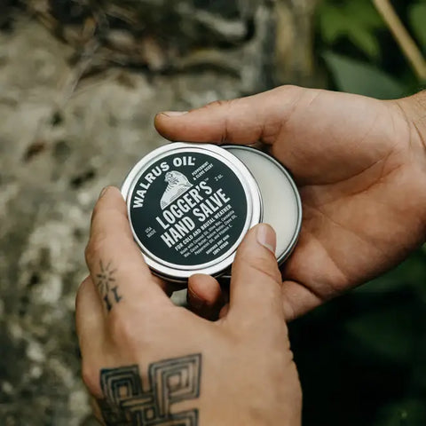 Logger's Hand Salve, 2oz - Peppermint and Clove - Walrus Oil