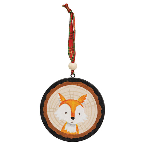 Woodland Friends Tree Trunk Ornament, Assorted - The Hearthside Collection