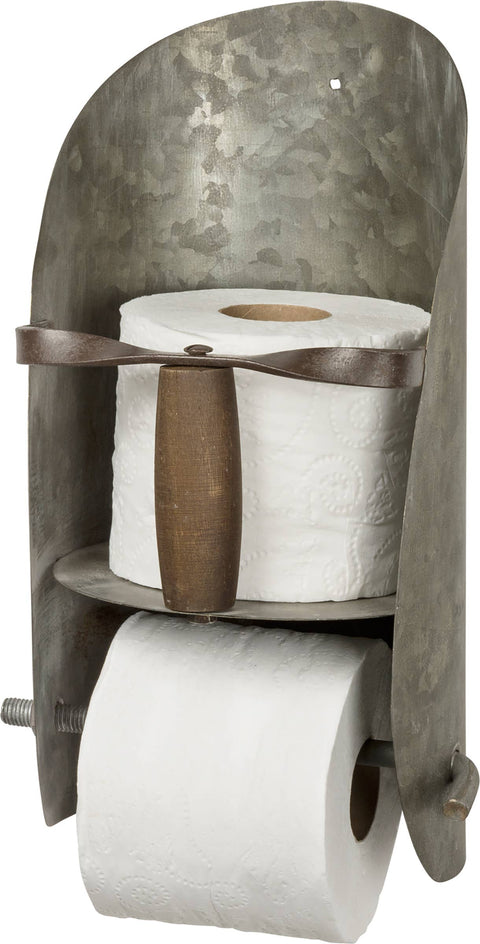 Scoop Toilet Paper Holder, 8"x6"x13" - Primitives by Kathy