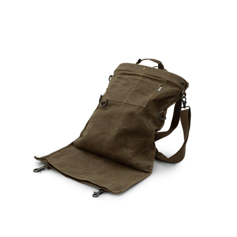 Harvesting & Gathering Bag- Waxed Canvas: Dark Khaki - Barebones