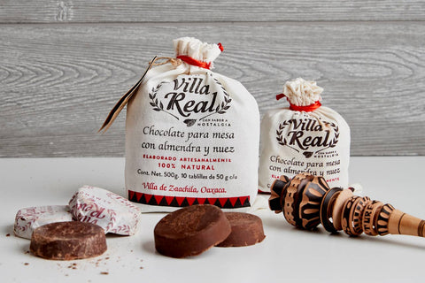 Villa Real Mexican Hot Chocolate: Almond, Small (5 Discs) - Verve Culture