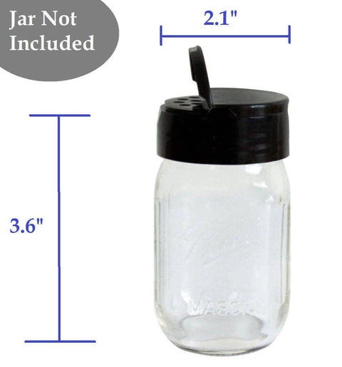 Mason Jars Lid Shaker Minis, Mini Mouth - Pack of 4 - reCAP Mason Jars