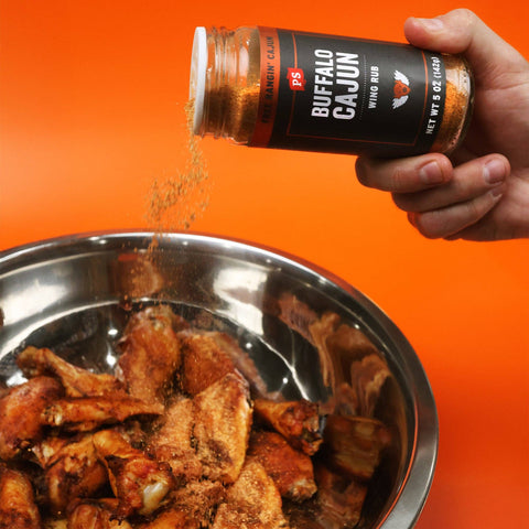Buffalo Cajun Wing Rub, 5 oz - PS Seasoning