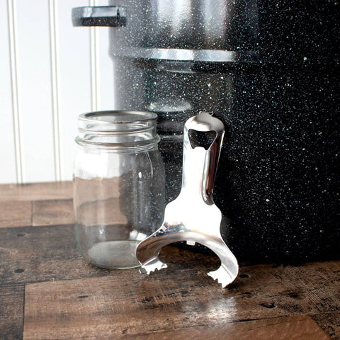 Mason Jar Lid Opener, Stainless Steel - Mason Jar Lifestyle