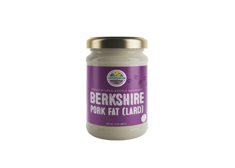 Berkshire Premium Pork Lard - 14 oz Jars - Cornhusker Kitchen Duck Fat Spray