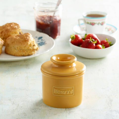 Butter Bell Crock - Cafe Golden Yellow - The Original Butter Bell® Crock