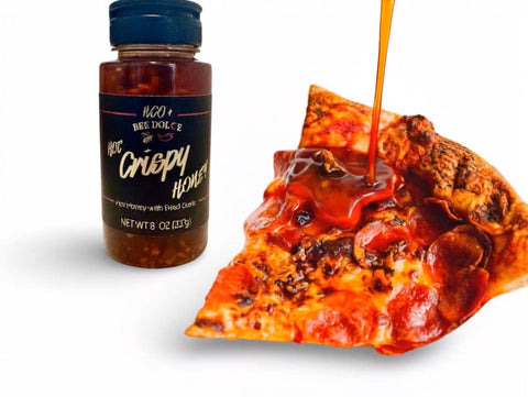 HCO Hot Crispy Honey with Garlic, 8 oz - Hot Crispy Oil
