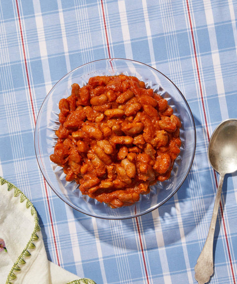 Tomato Alla Vodka Cannellini Beans: 15 oz can - Heyday Canning Co.