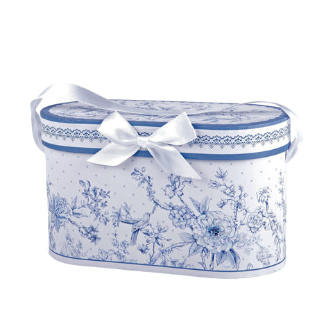 Blue Flowers China Tea/Coffee Mug, Set of 2, in Gift Box