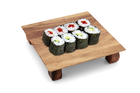 Ironwood Kyoto Sushi Stand, Acacia, 10"x10"x2" - Fox Run Brands