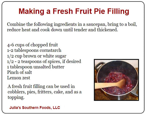 Blackberry Cobbler Mix, 9 oz Cloth Bag - Julia's Southern Foods, LLC