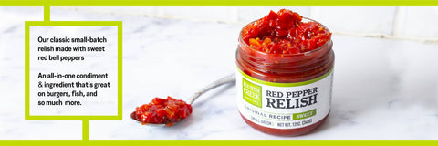 Red Pepper Relish, 12 oz - Fourth Creek Food Co.