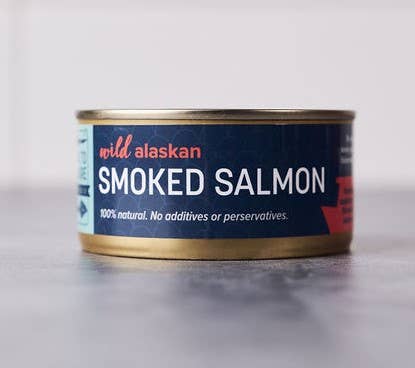 Wild Alaskan Smoked Salmon Tin - Sea to Shore Seafood