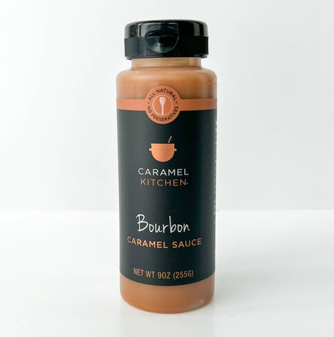 Bourbon Caramel Sauce, 9 oz - Caramel Kitchen